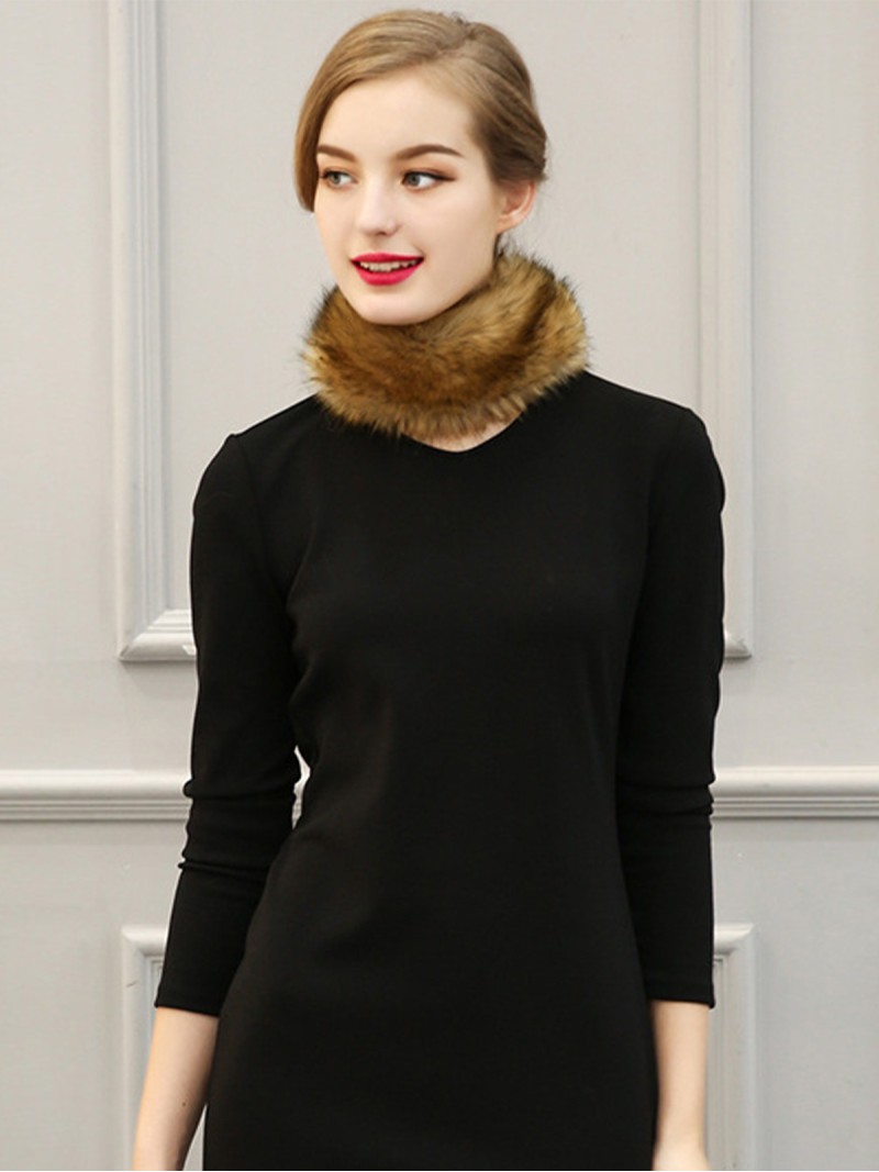 Faux Fur Scarf Women Fashion Imitation Fox Fur Fur Collar